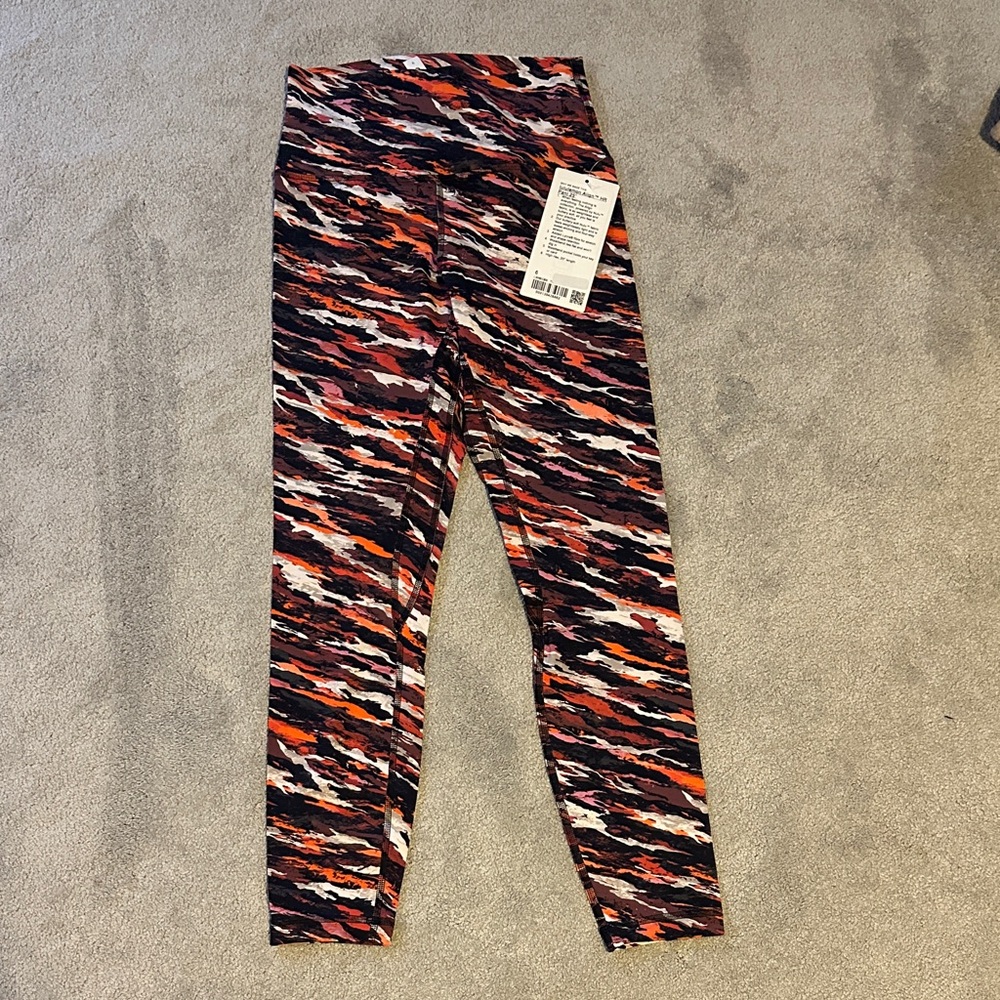 Lululemon multicolor Align HR Pant 25"  leggings size 6